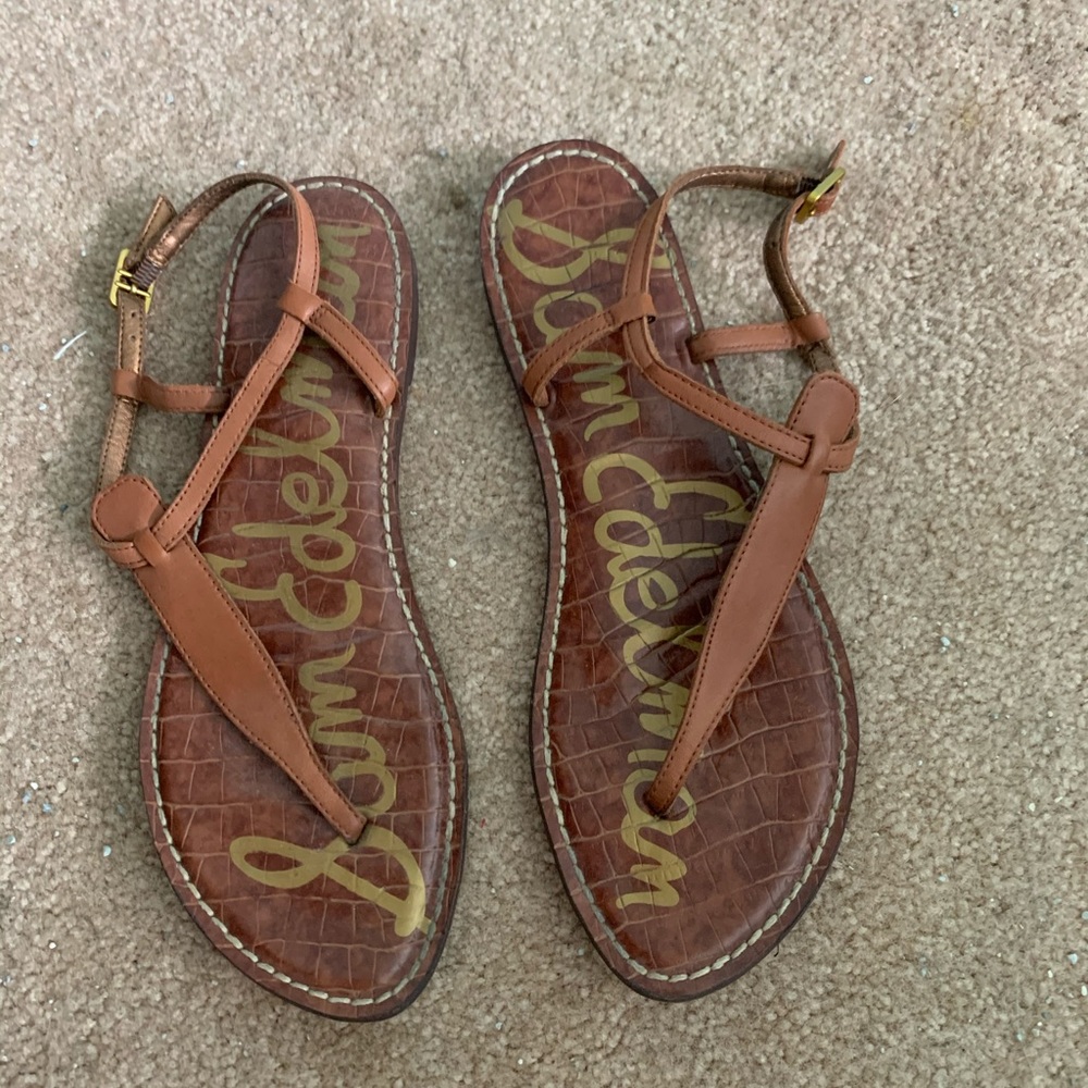 Sam Edelman Brown Leather Sandals
